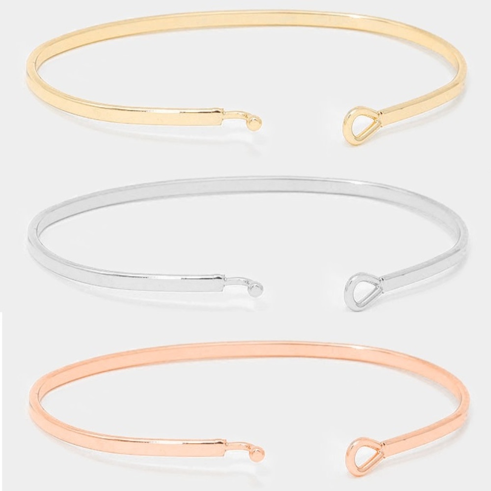 Bracelets bangles dainty Inspirational message - Picture 5 of 8
